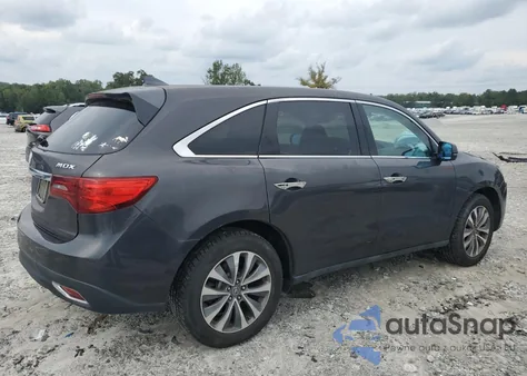 2016 Acura Mdx Technology из США, поврежденный, VIN 5FRYD3H44GB004515